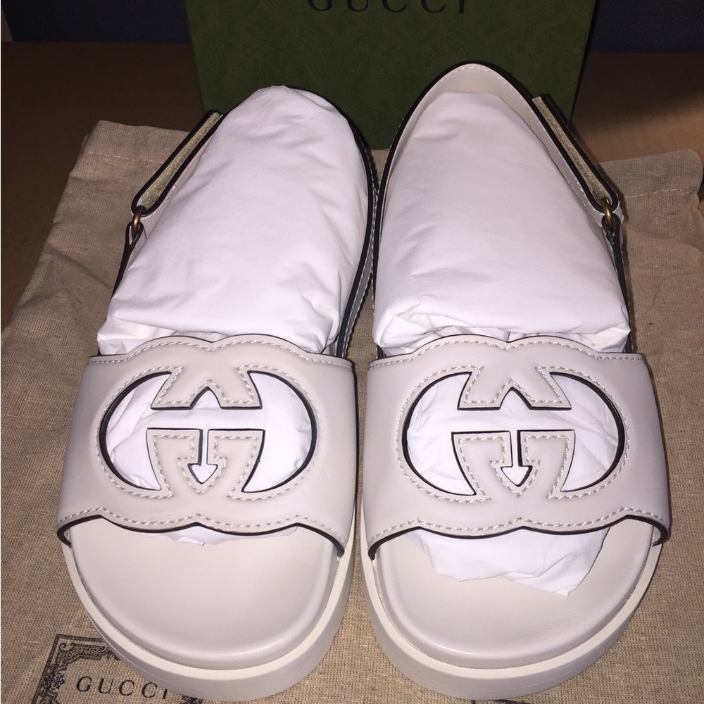 Gucci Women’s Interlocking G Sandals size 39.5